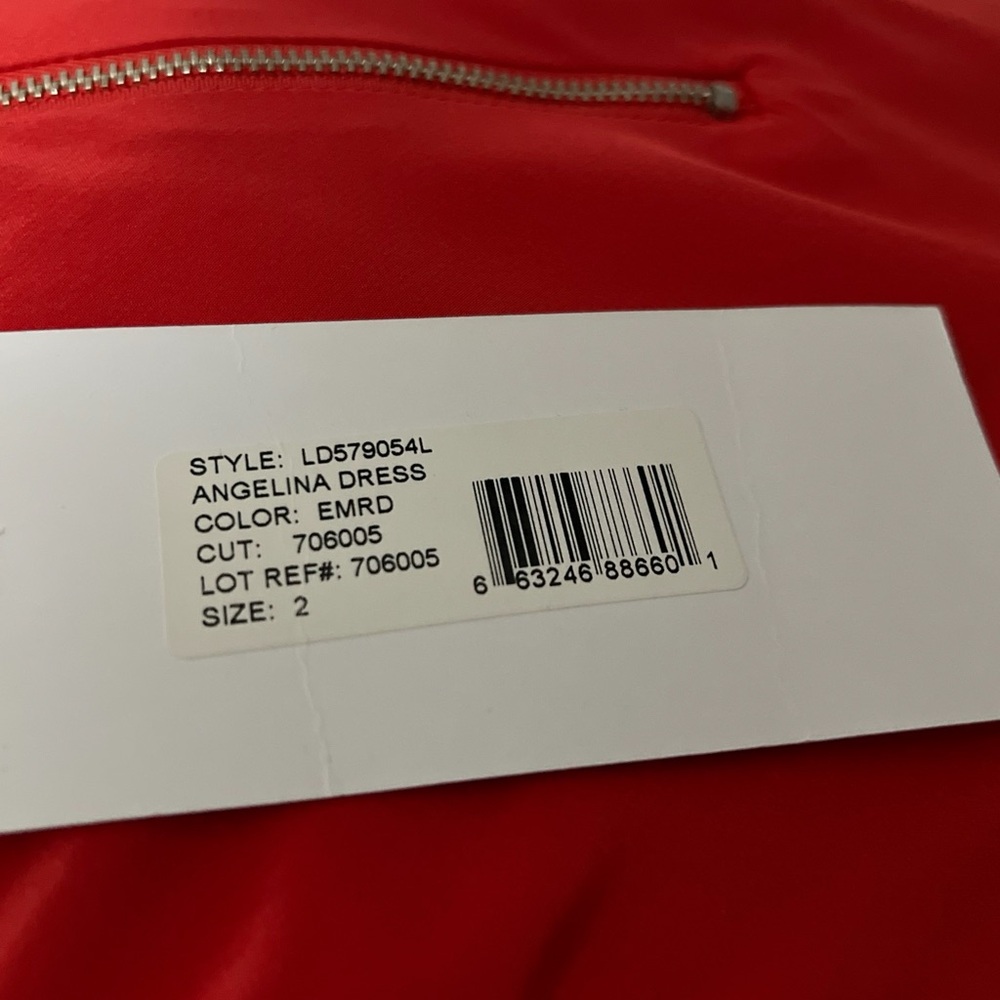 Elizabeth and James Red Silk Angelina Dress - Size 2 - Picture 8 of 8